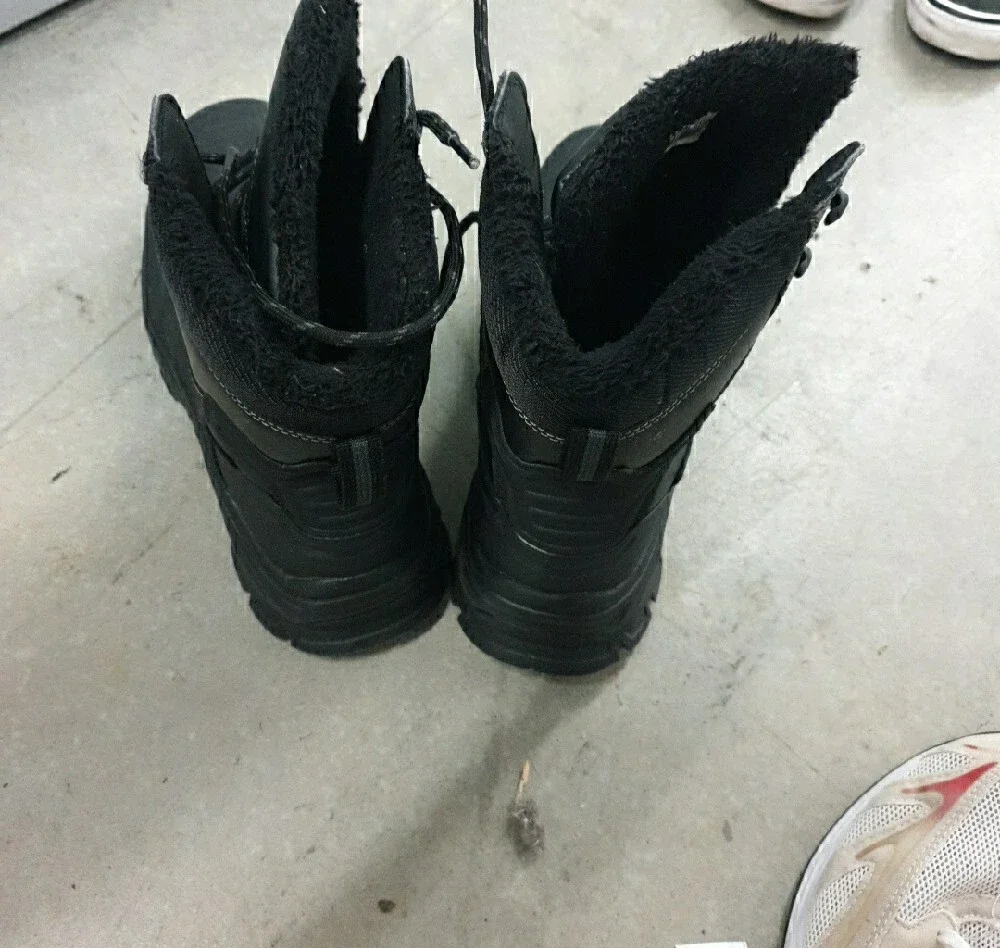 Nortiv 8 Black Men's Insulated Winter Boots Sz 9